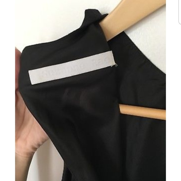 $650 Suzanne Rae Bias cut Column Dress Navy 2 S - Picture 2 of 4